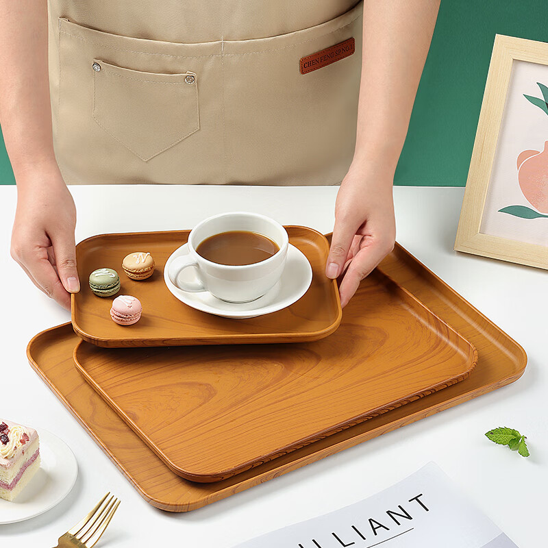 Baijie Rectangular Japanese-Style Tea Tray