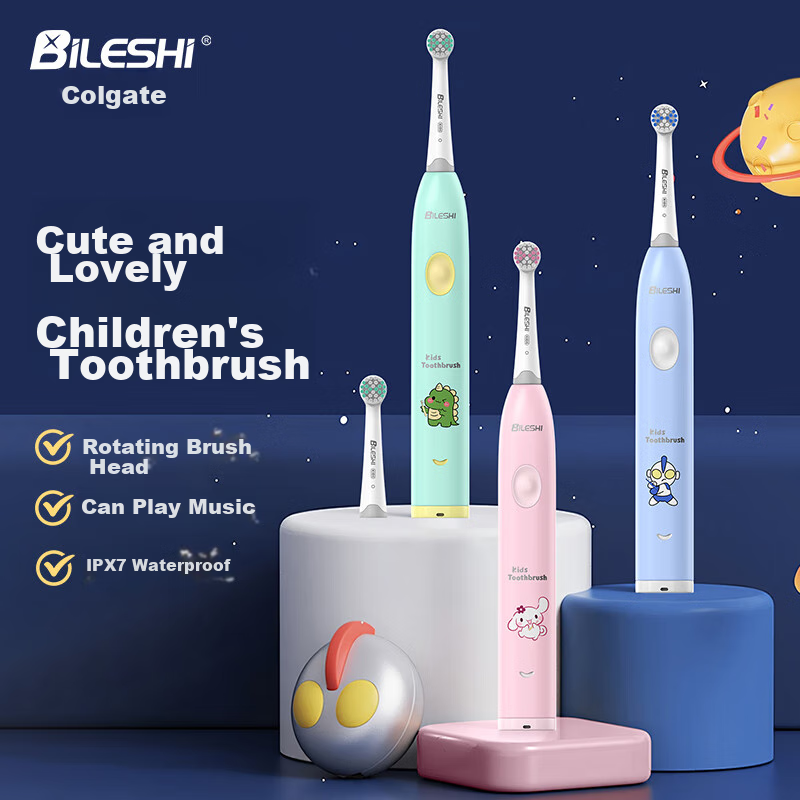 BILESHI Kids Musical Electric Toothbrush - Green