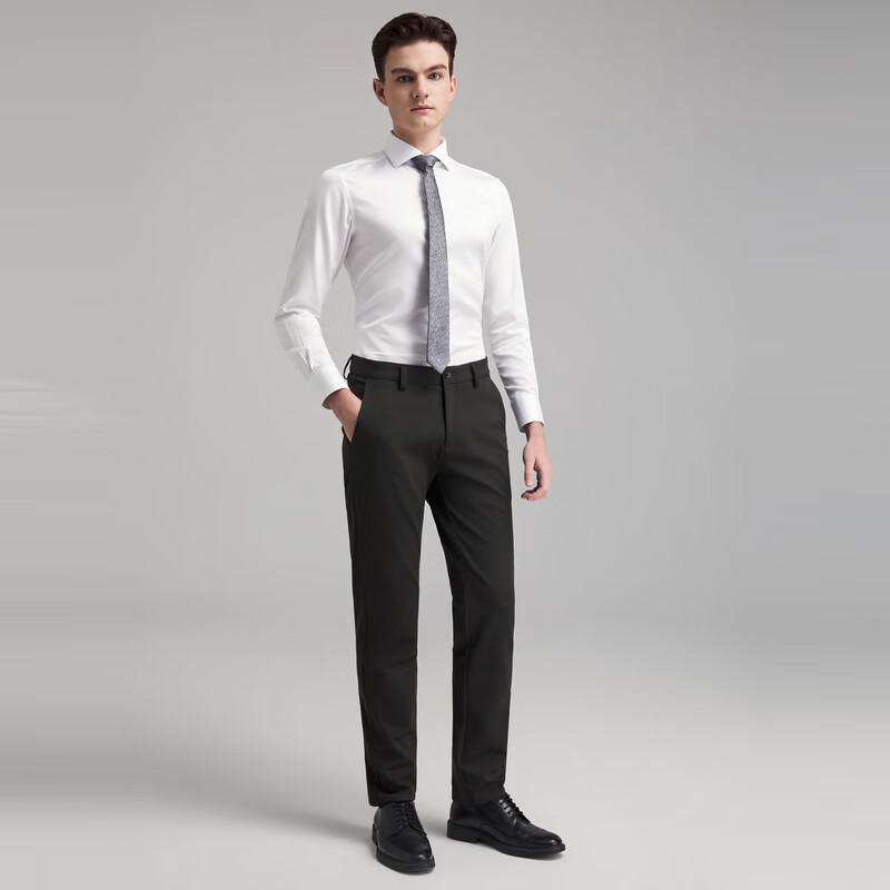 YOUNGOR Men's Autumn Winter Casual Warm Trousers