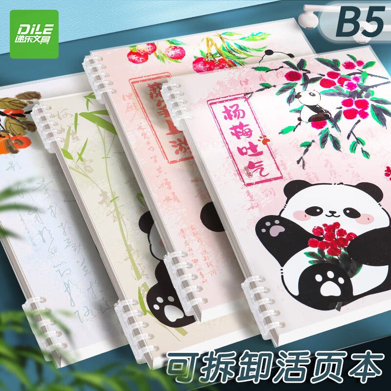 DiLe Comfortable Loose-Leaf Notebook