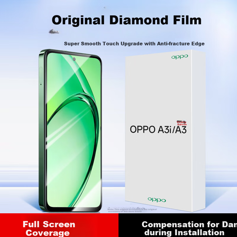 KOOLIFE Upgraded Tempered Glass Protector for OPPO A3 Active