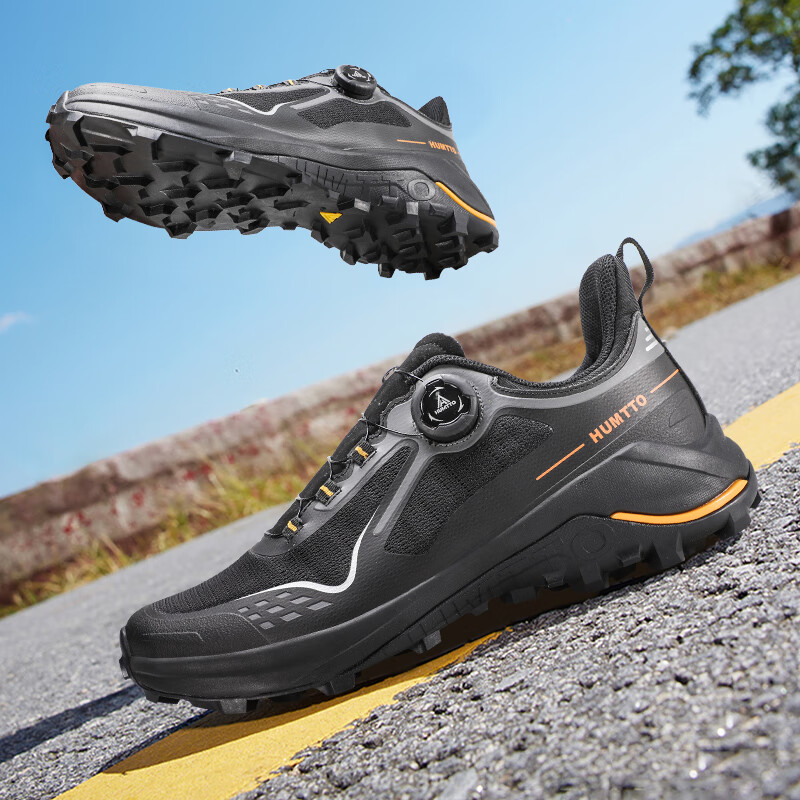 HUMTTO Mesh Hiking Shoes with Rotary Buckle