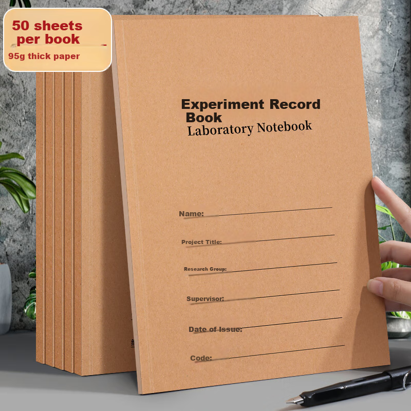 Longe Lab Notebook - Thickened A4 Notebook for Biology & Chemistry
