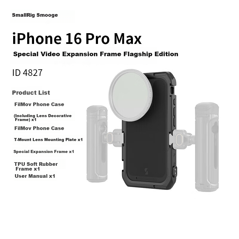 SmallRig 4827 iPhone 16 Pro Max Camera Kit - Flagship Edition