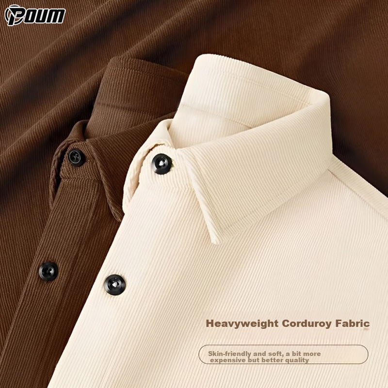 POUM Corduroy Shirt Jacket - Beige