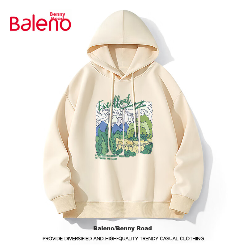 Baleno Autumn Hoodie for Men - Oil Painting Style