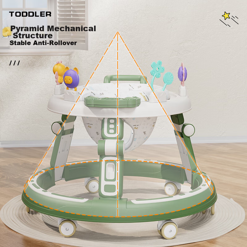ANGI BABY Walker - Anti-Rollover Toddler Walker