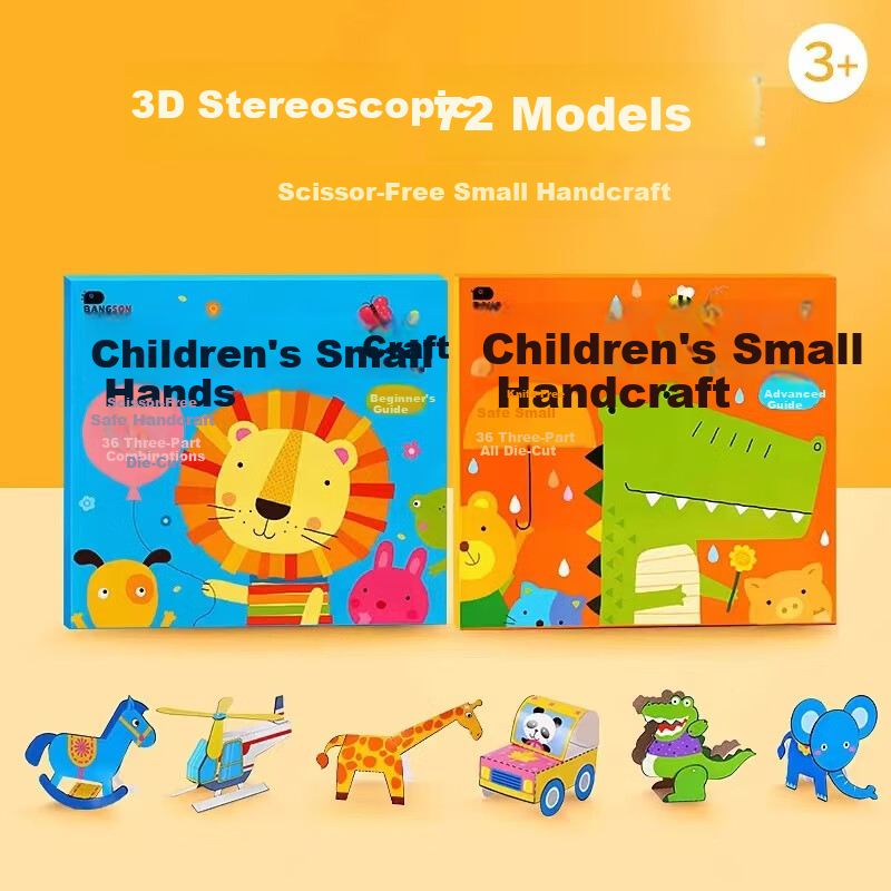 BANGSON Kids Paper Folding Craft Kit for Ages 3-6