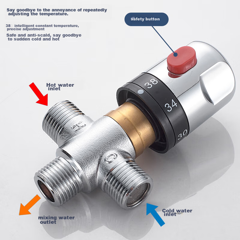 KEGOO 4-Point Pneumatic Shower Faucet