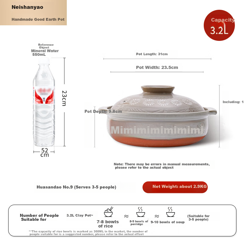 Neishanyao Japanese Clay Pot Soup Pot