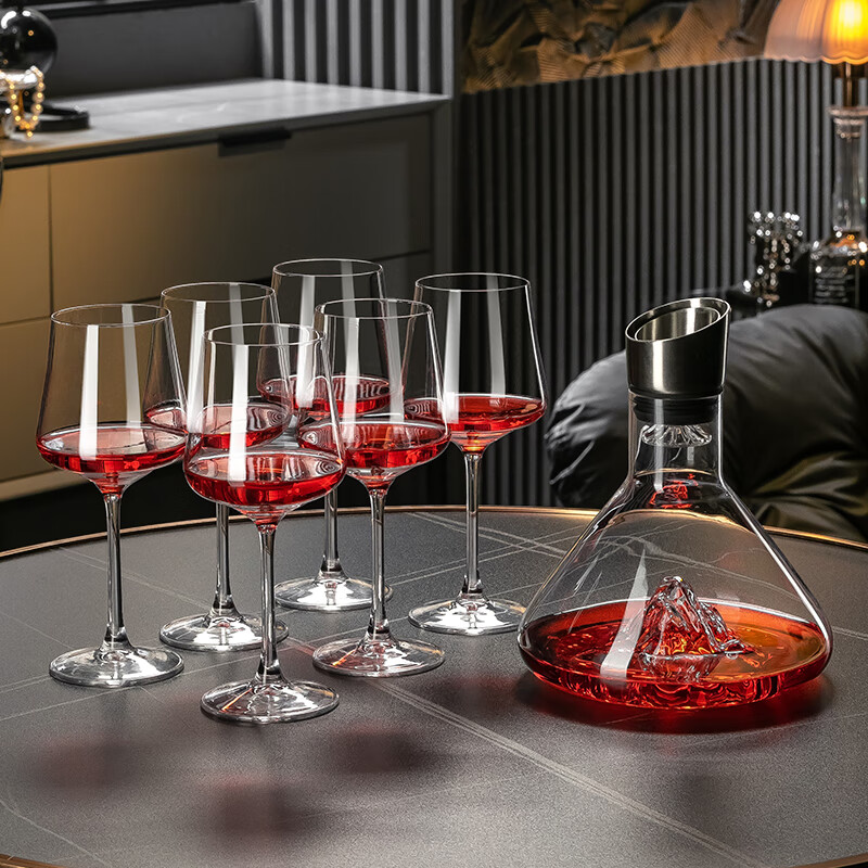 CRISTALGLASS Red Wine Goblets Set of 6