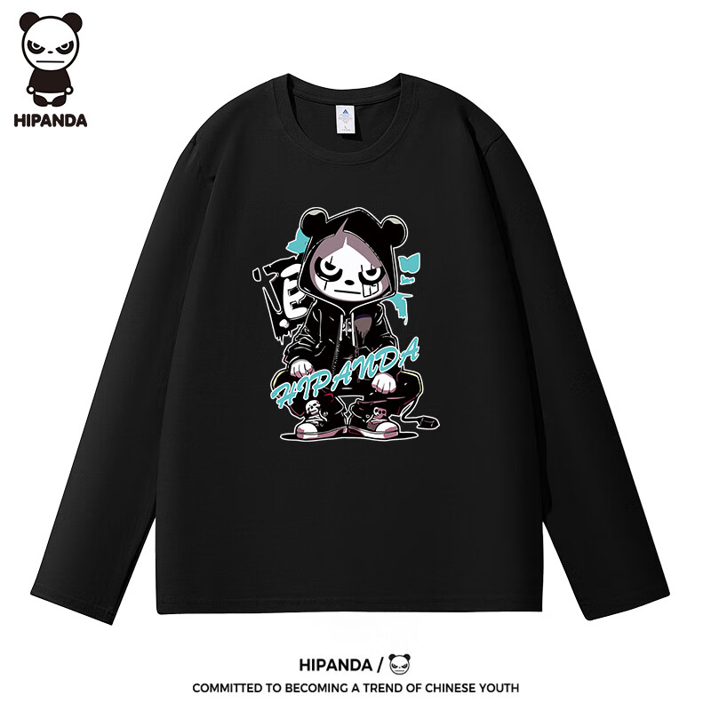 HIPANDA Men's Long Sleeve Cotton T-Shirt
