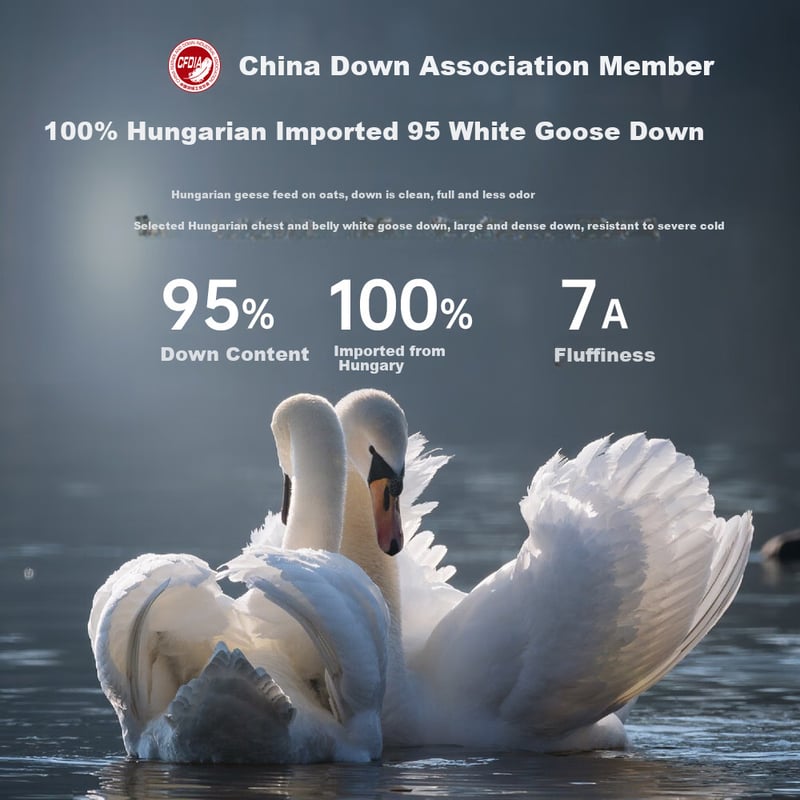 BEYOND Pure Cotton Comforter with 95% White Goose Down