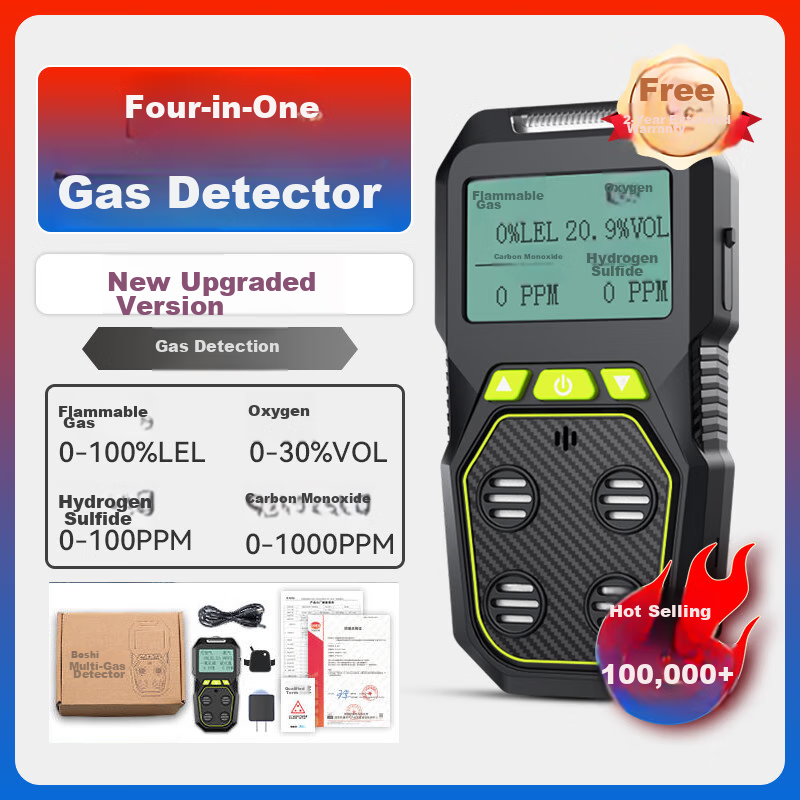Kallu Electronic - 4-in-1 Industrial Gas Detector