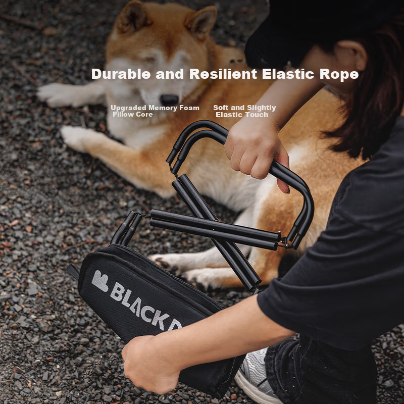 Black Dog Folding Stool