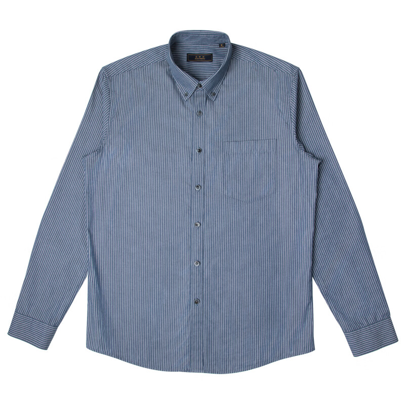 BLACKMONDAY Striped Business Shirt for Men