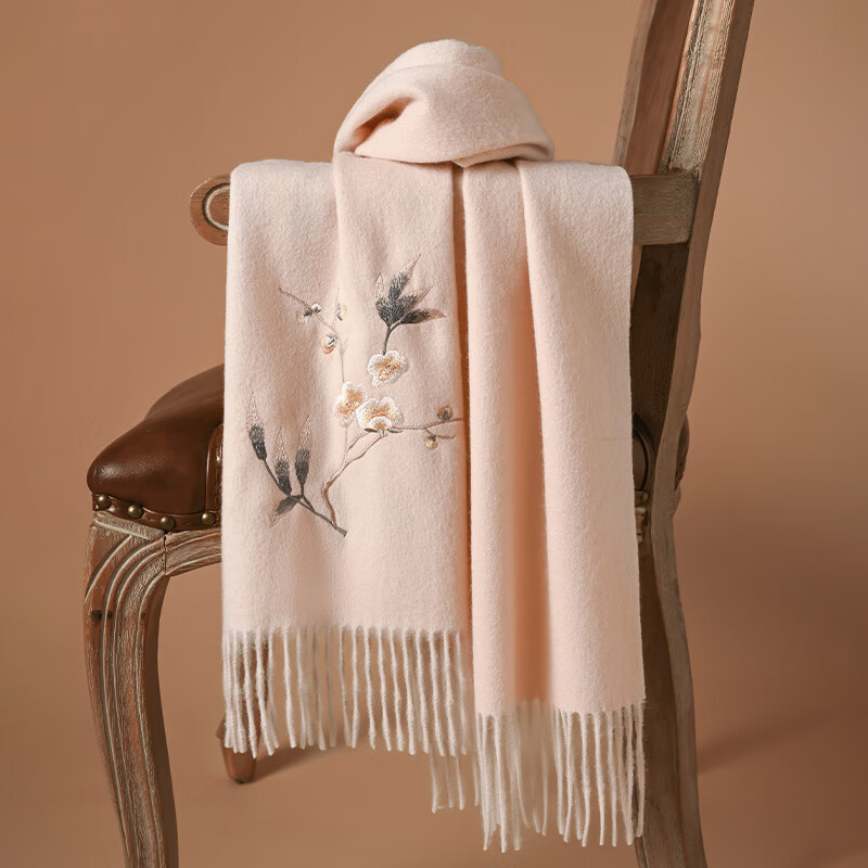 Hangsifu Wool Embroidered Scarf
