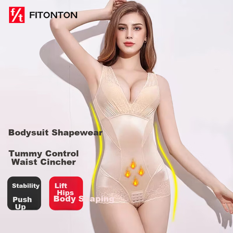 FitonTon Women's Shapewear Bodysuit - Butt-Lifting & Tummy Control