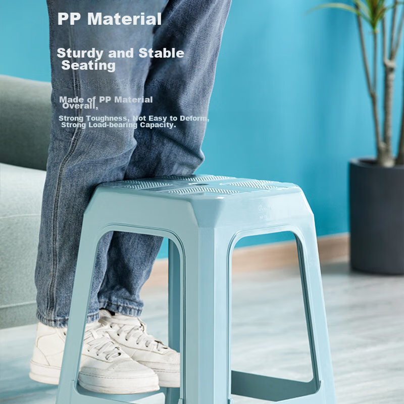 CHAHUA Toilet Stool Set - 4 Thickened Plastic Stools
