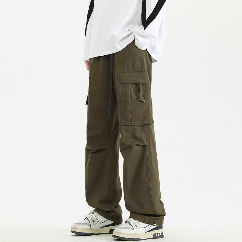 CLOR Men's Pure Cotton Cargo Pants
