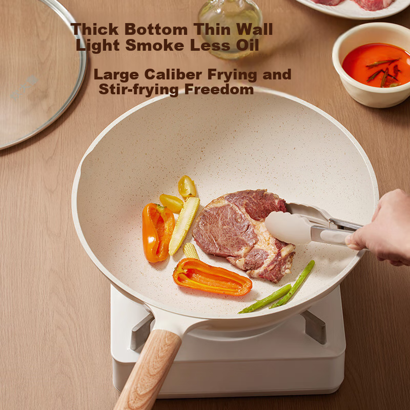 COOKER KING Non-Stick Wok, 32cm, Easy to Clean