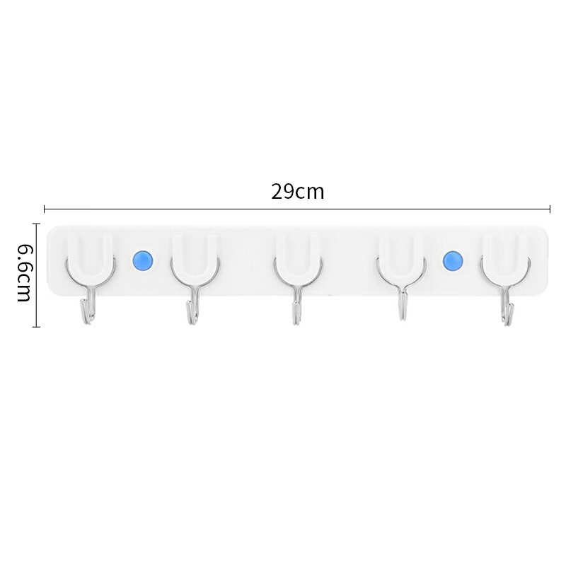CHAHUA Adhesive Hooks - 5 Strong No-Drill Hooks