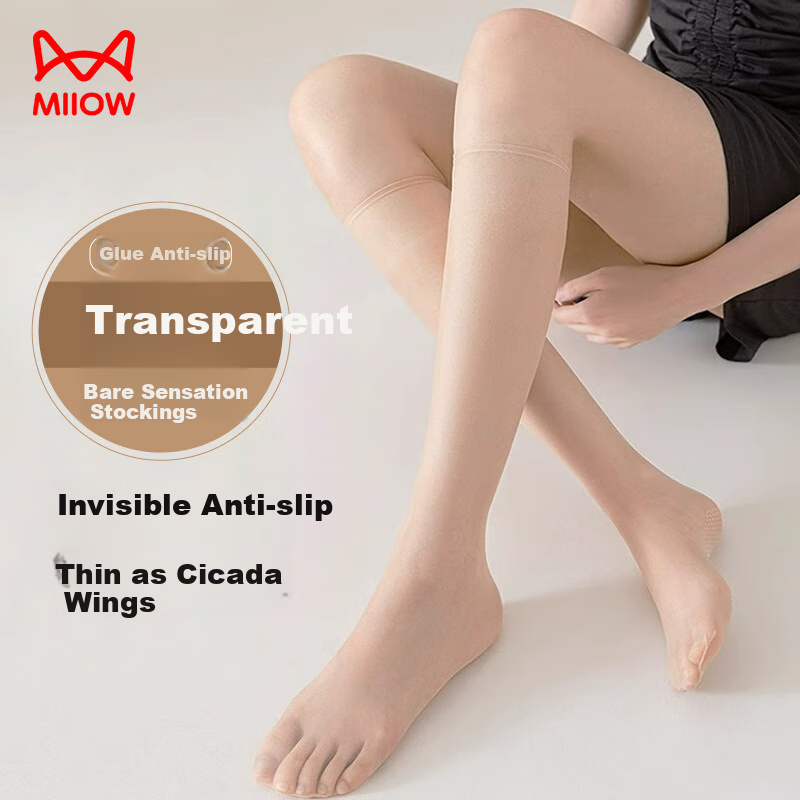 MiiOW Ultra-Thin Crystal Stockings - 5 Pairs