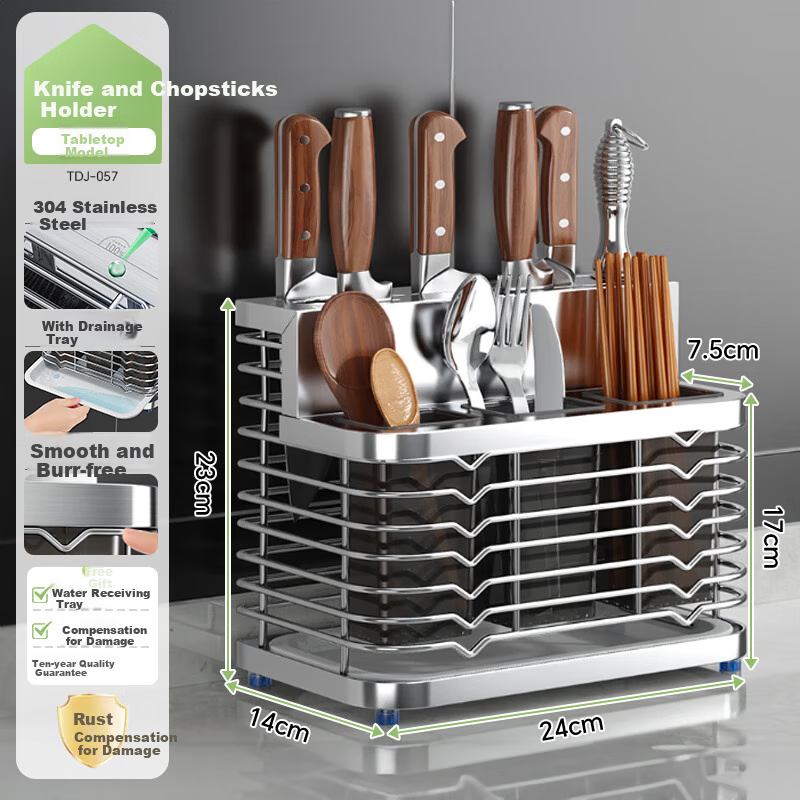 Shuaishi 304 Stainless Steel Knife Holder