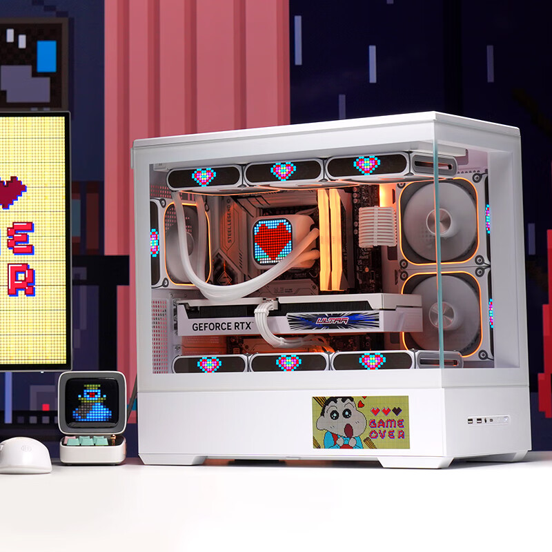 Aigo Starry Sky Gaming Case with 6-Inch LED Screen