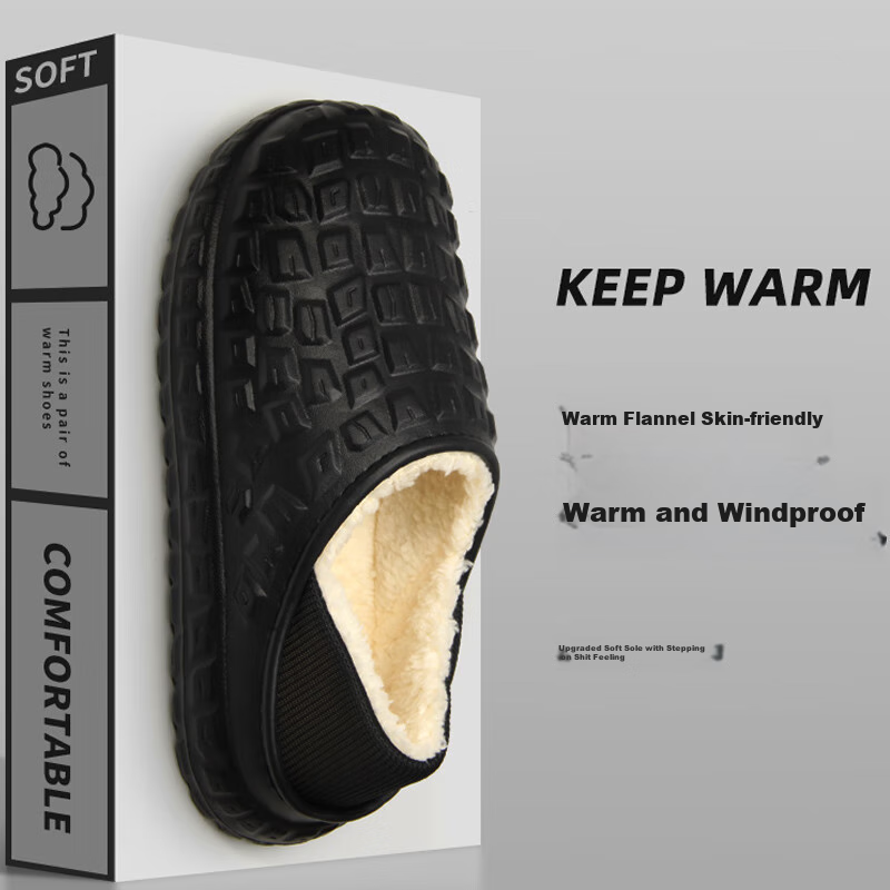 MEXICAN Cotton Warm Winter Slippers for Men