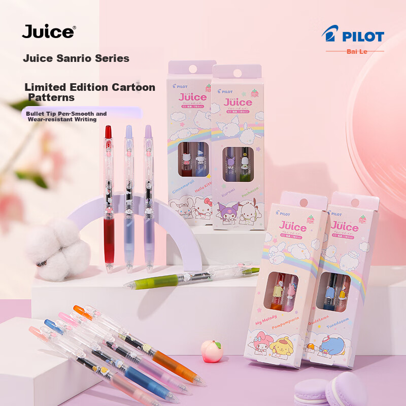PILOT Juice Gel Pen Sanrio Black Retractable Pen