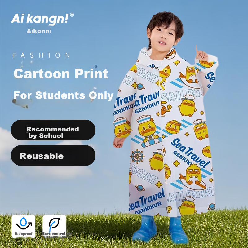 AIKANGNI Kids Raincoat
