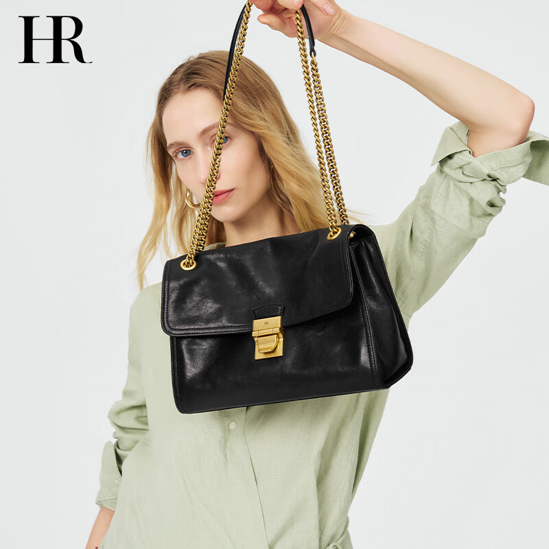 HR Luxury Cowhide Single Shoulder Bag