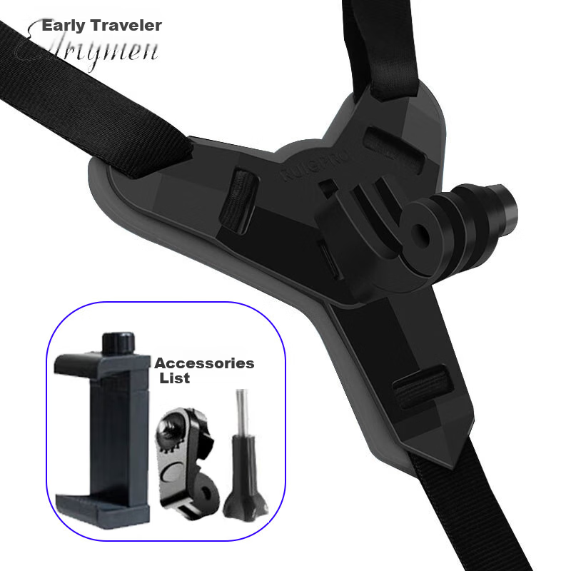 Earlymen Helmet Chin Strap for DJI Action 5 Pro