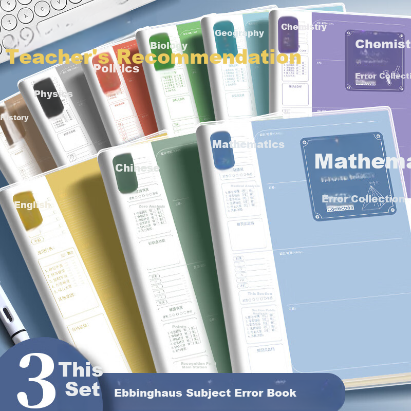 Zolan Zhe Back-to-School Essentials 3-Pack B5 Notebooks