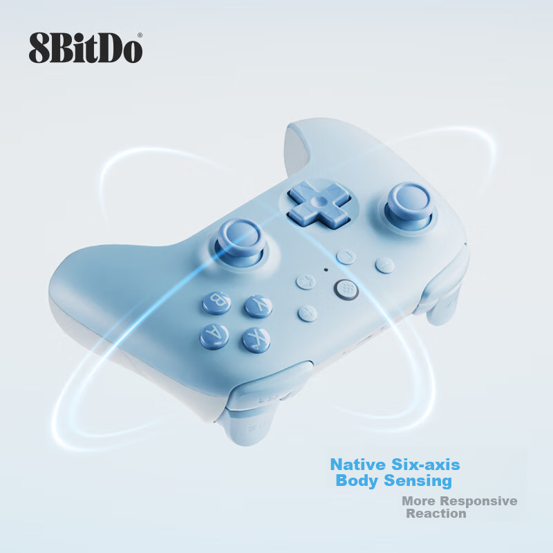8BitDo Lie 2 Youth Edition NS Controller - Glacier Blue