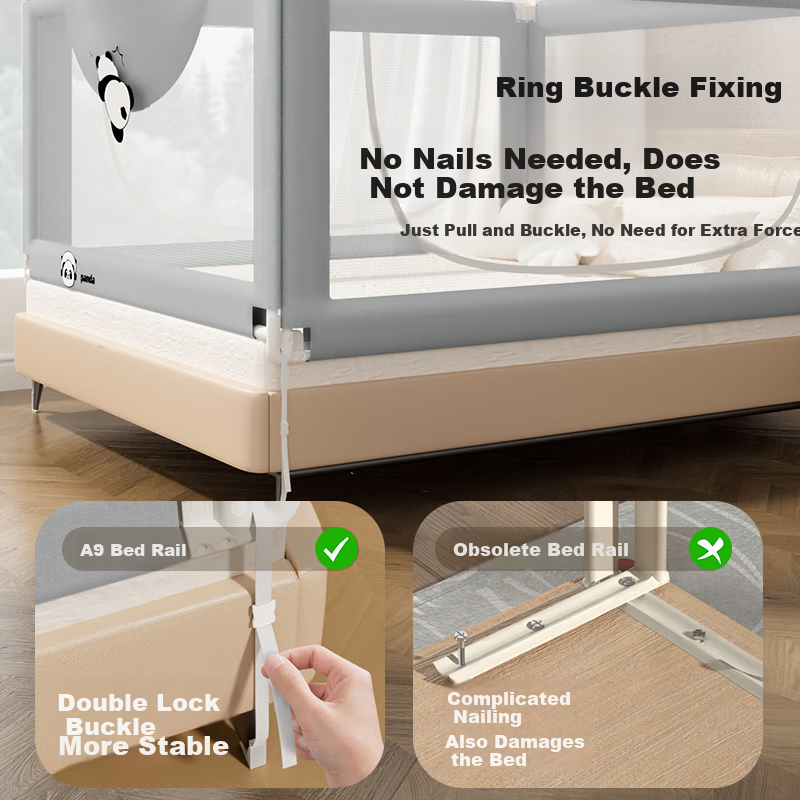Bangbangzhu Panpan Bear Baby Crib Guard Rail