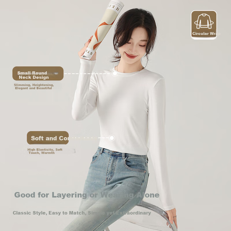 Bieyu Women's Slim Fit Cotton Top