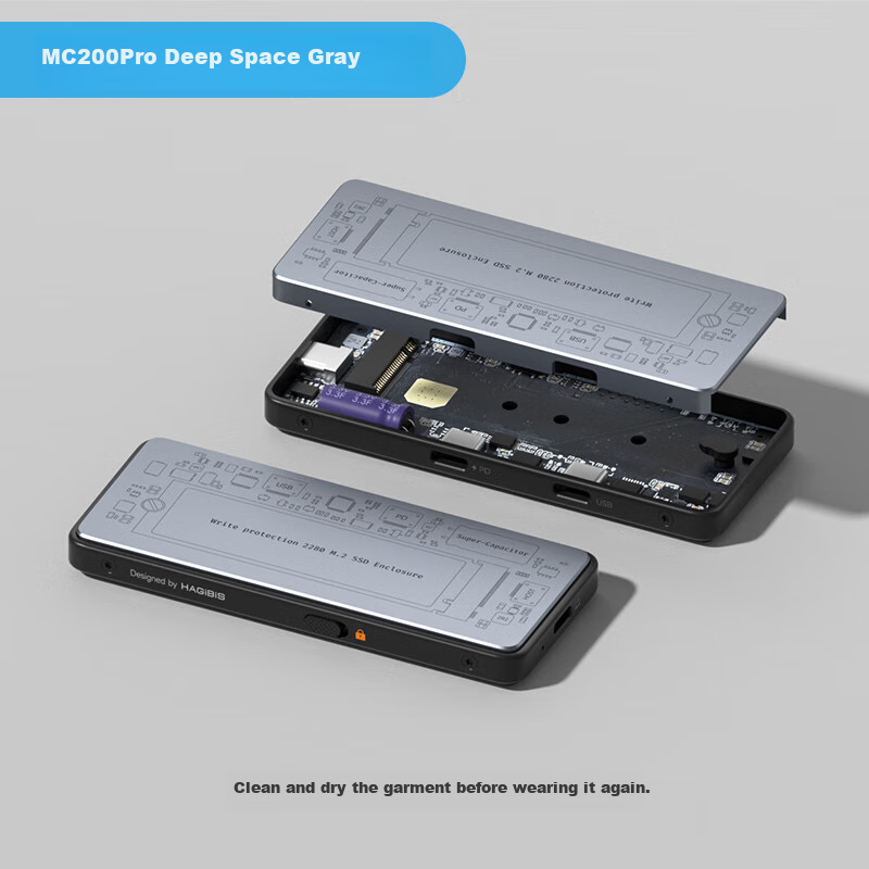 Hagibis M.2 SSD Enclosure - MC200 Pro