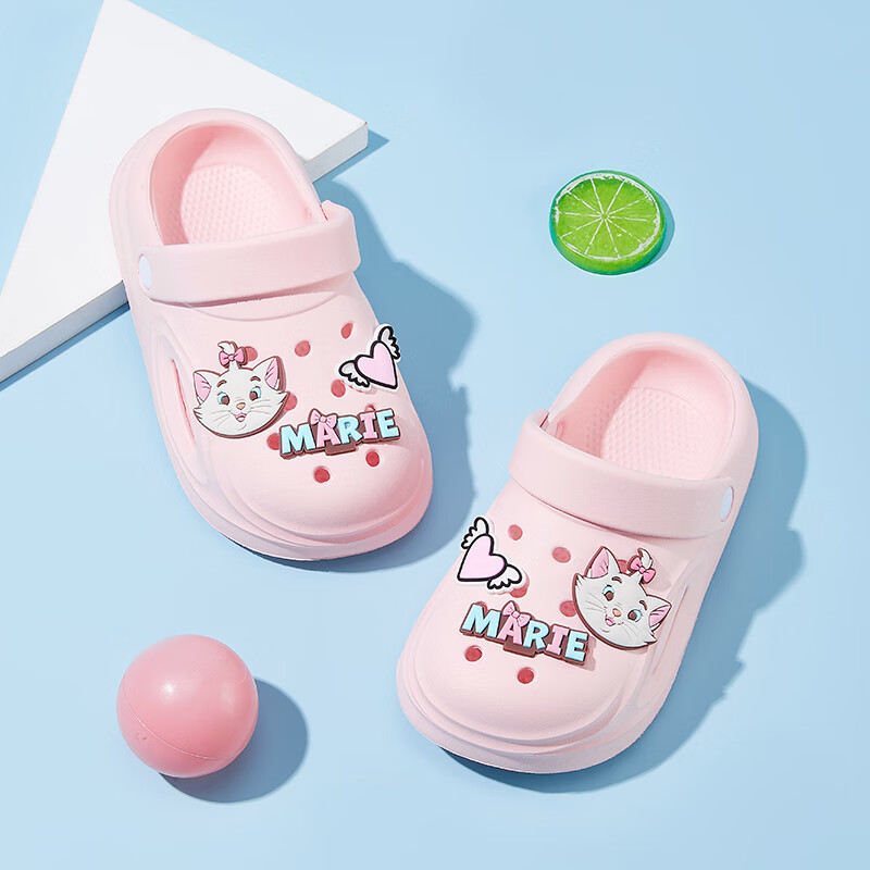 Disney Mary Cat Summer Slippers for Girls - Cute Cartoon Casual Shoes