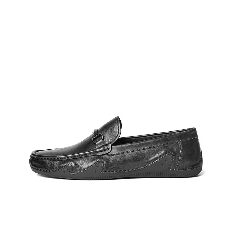 Belle Men's Slip-On Loafers - Stylish Cowhide Casual Shoes
