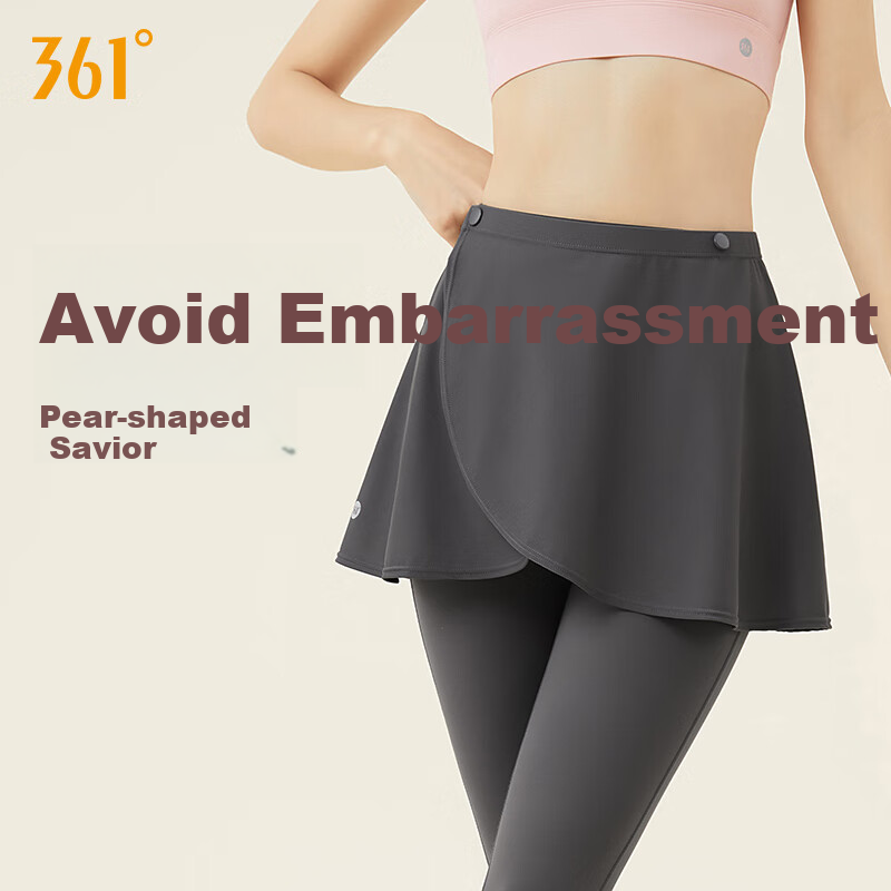 361° Yoga Pants with Skirt Cover-Up