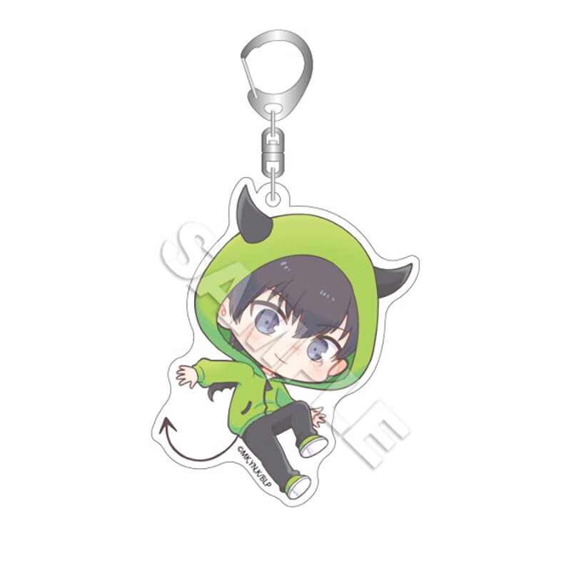 Y LINE Blue Prison Little Devil Keychain