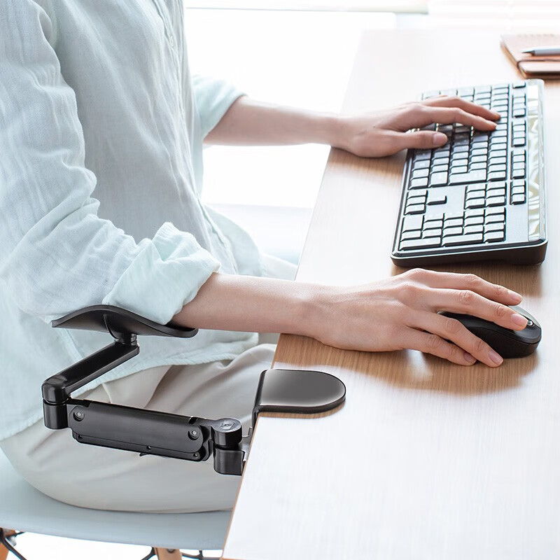 SANWA Ergonomic Arm Rest & Mouse Pad