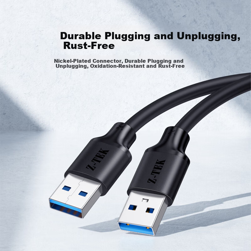 Z-TEK USB 3.0 Double-Ended Extension Cable for Hard Drives