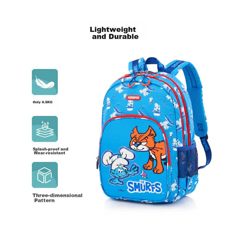 AmericanTourister Boys' Smurfs School Bag Set