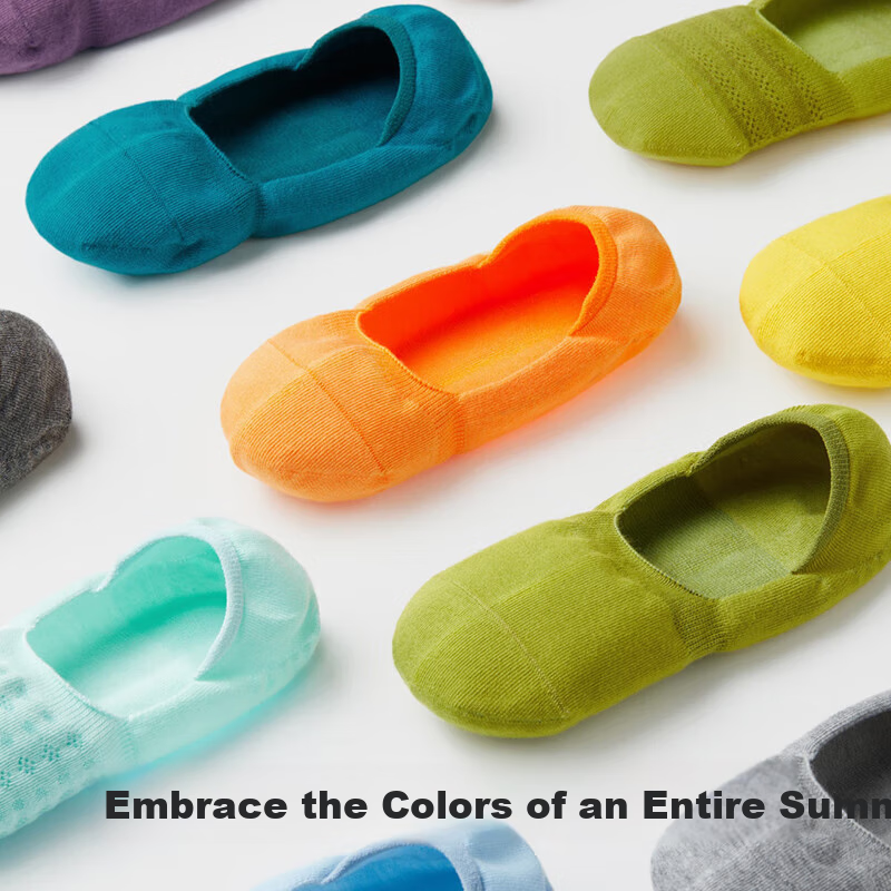 Bananain Silver Skin 500E Women's Invisible Socks