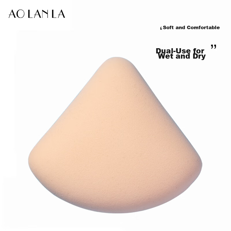 AOLANLA Triangular Cotton Candy Powder Puff for Makeup