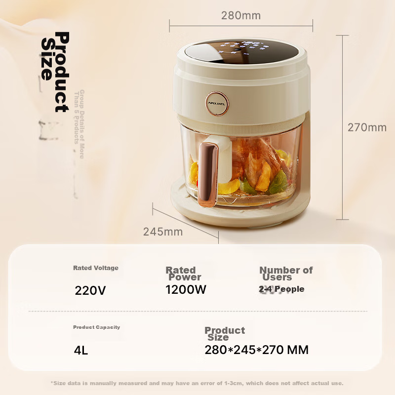 APIXINTL 4L Japanese Air Fryer APIX-AFD12