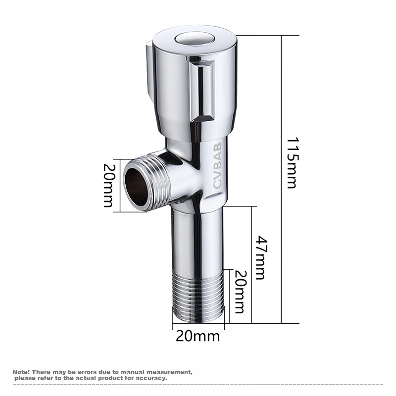 CVBAB Stainless Steel Extended Angle Valve CV1607